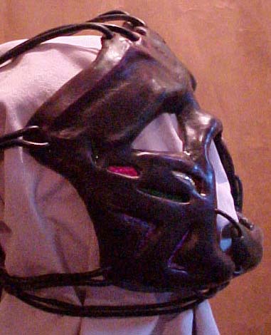 wrestling mask right side of the mask