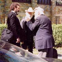 Carlo with Hovey Burgress & Stanley Allan Sherman in 2000