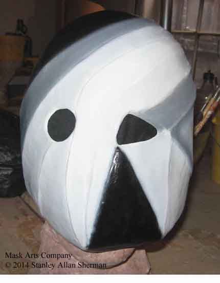 BlackAndWhite Persona finished mask front view